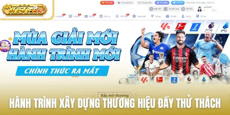 Hành trình xây dựng thương hiệu Xoso66 đầy thử thách