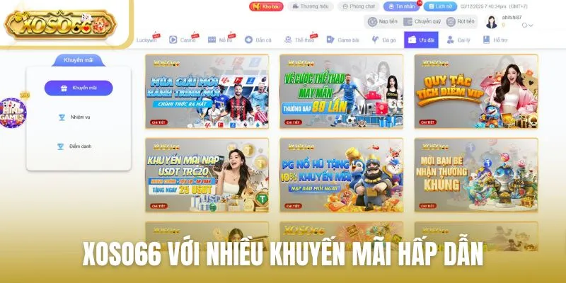 Xoso66 với nhiều khuyến mãi hấp dẫn và cập nhật thường xuyên